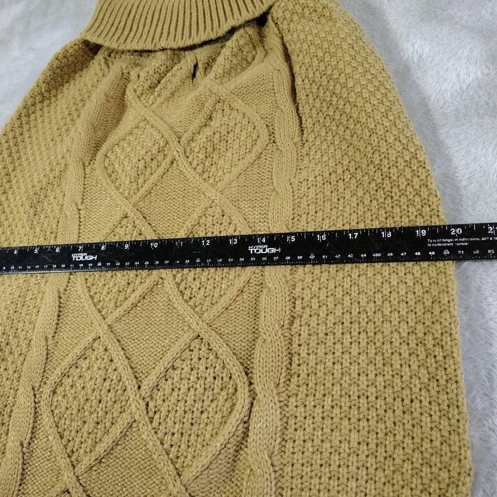 Fisherman Style Dog Sweater 3XL Tan Cape Cod Fall Spring Walks Stylish Big‎
